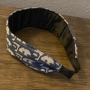 Navy Dior Headband